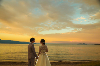 秋のサンセットフォト