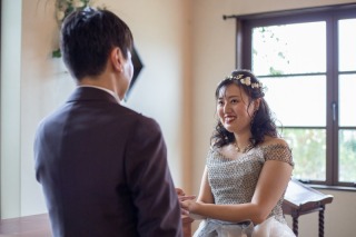 びわ湖大津館にて挙式の前撮り　