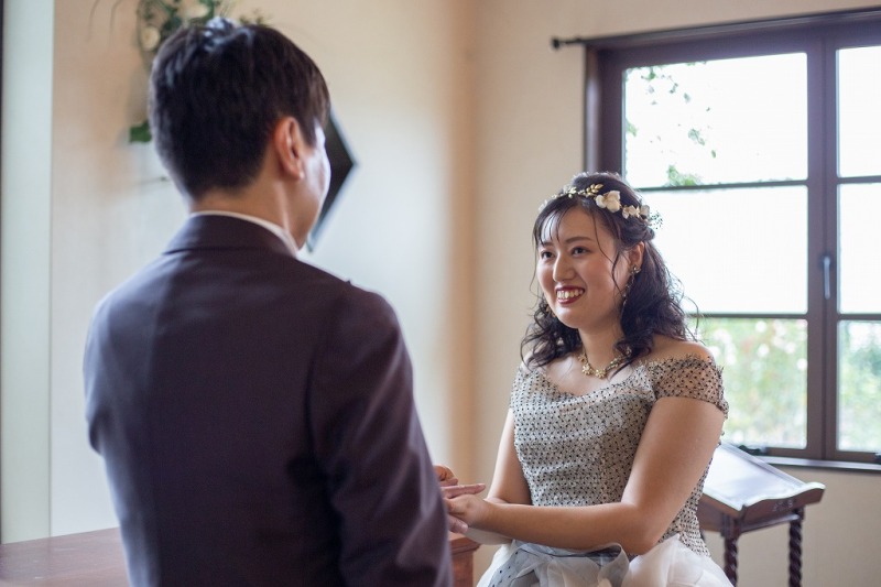 びわ湖大津館にて挙式の前撮り　