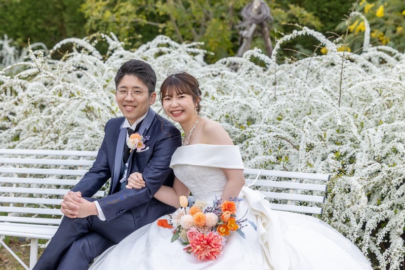 琵琶湖大津館で洋装撮影