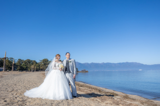 12月青空琵琶湖フォト