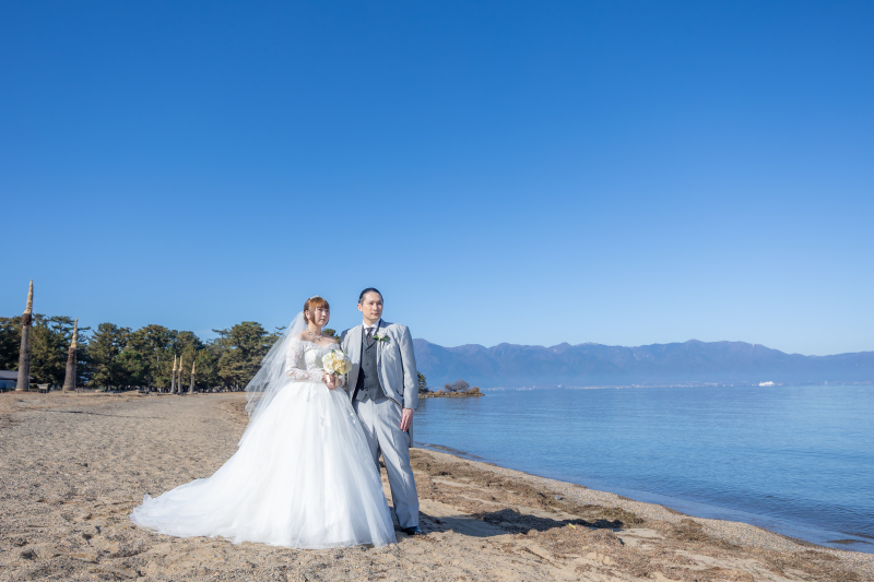 12月青空琵琶湖フォト