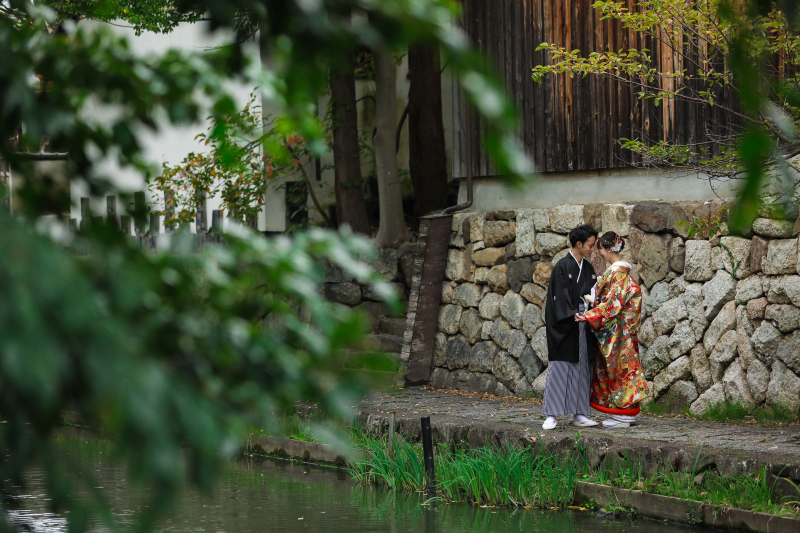 川越しに大人っぽくしっとりと・・