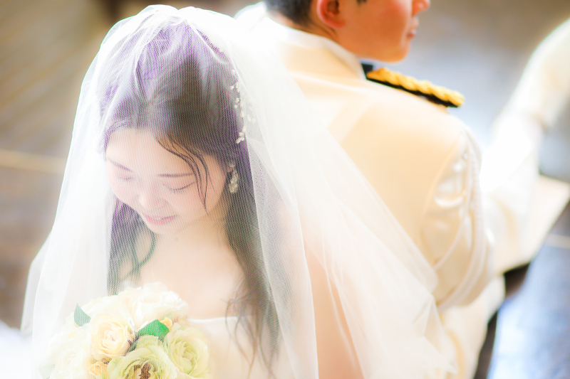 新婦さんの優しい雰囲気が素敵な１枚