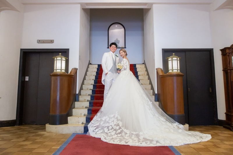 ドレスのトレーンをゴージャスに～