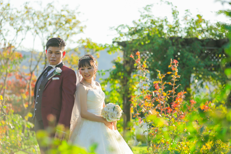 夕暮れ時のロケーションフォト