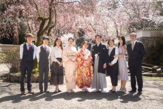 家族でフォトウエディング