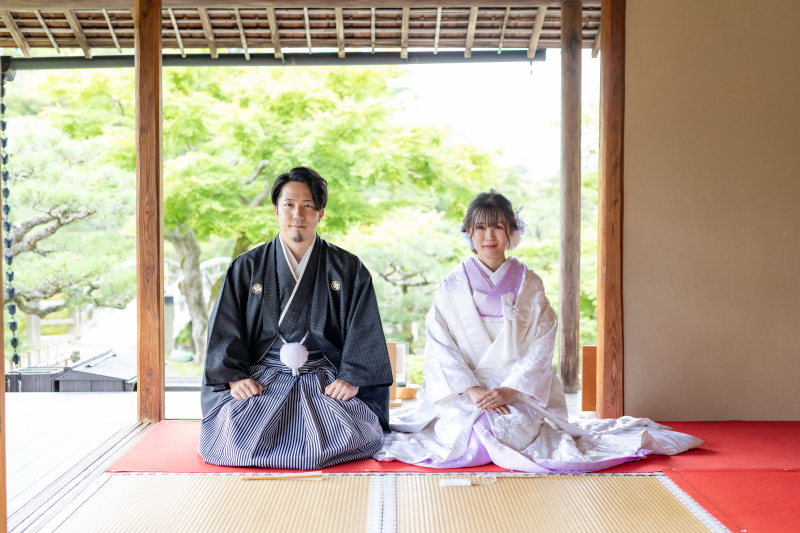 彦根城にて家族フォト