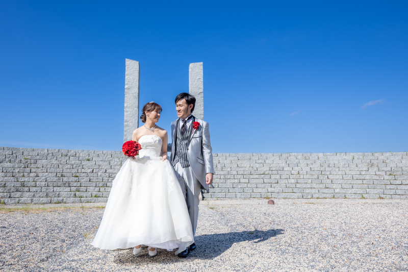 シンボル緑地にて撮影