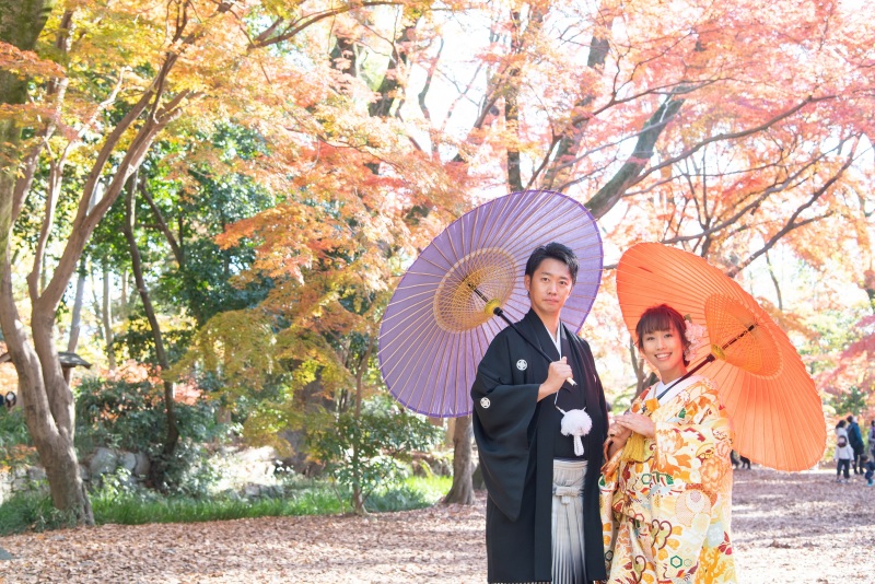 京都　糺の森にて撮影