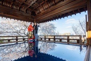 大満足の『三井寺観月舞台』