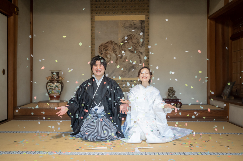 コンフェッティを使って楽しく♪