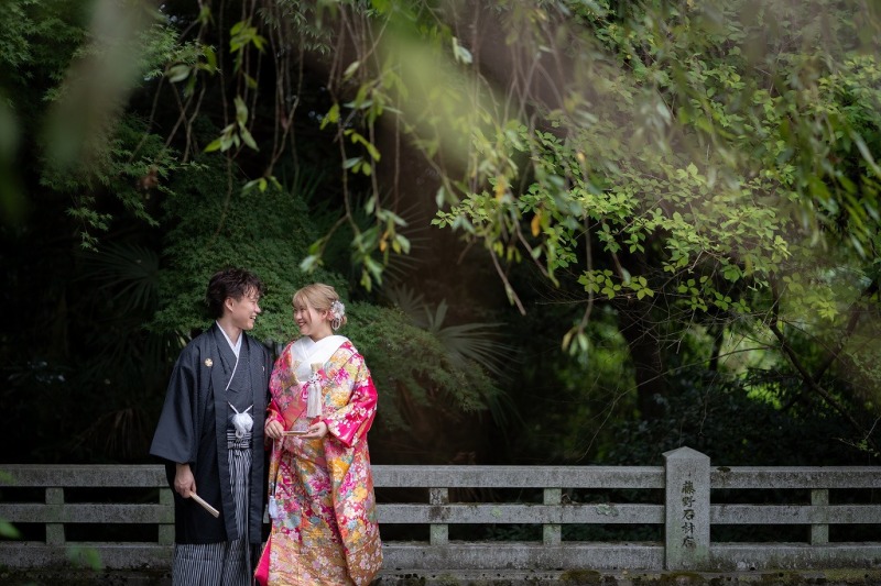 お二人見つめあいながら・・・