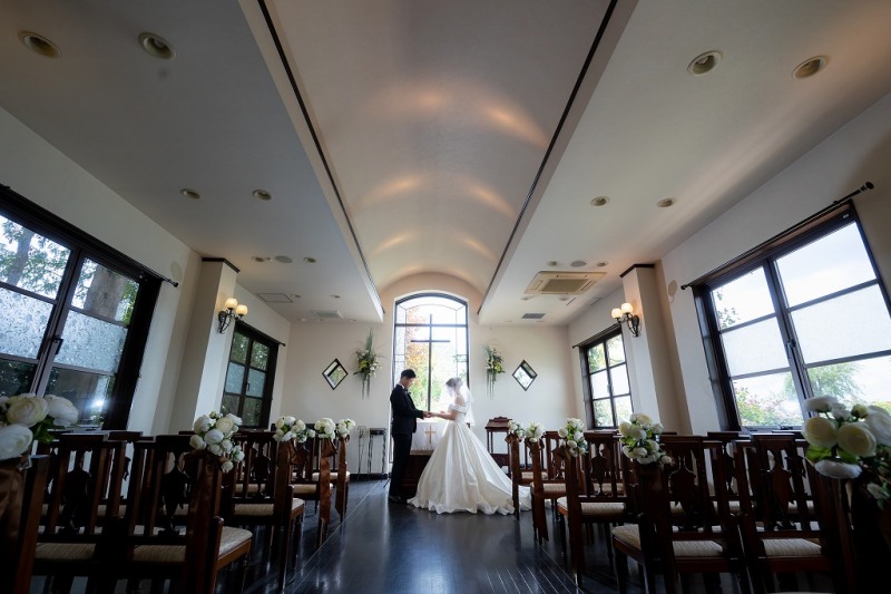 結婚式はしないので・・・