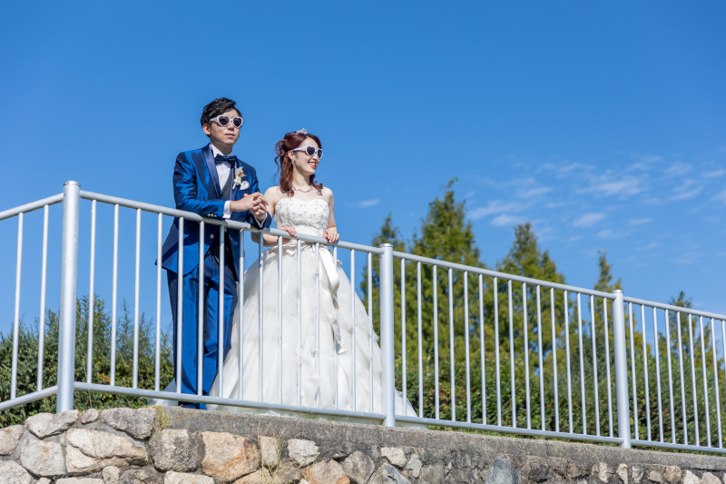 リゾートぽく琵琶湖を眺めながら