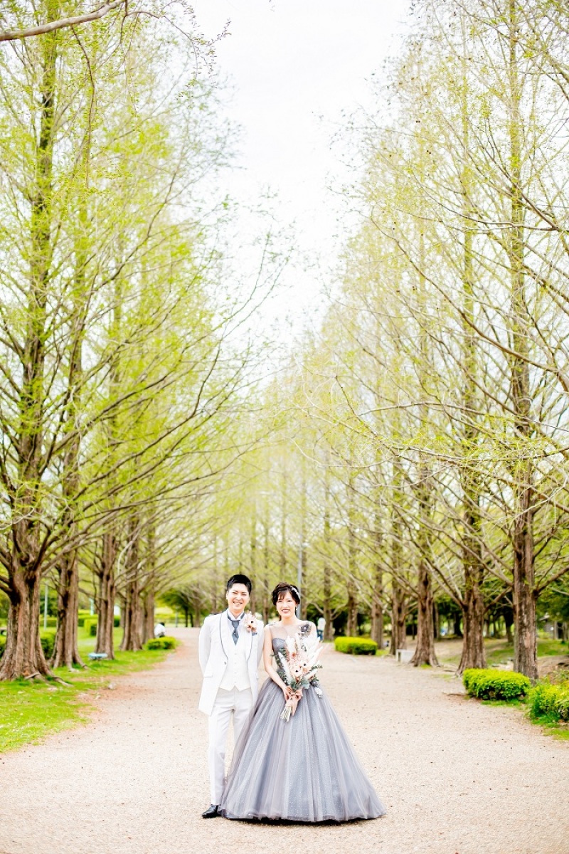 帰帆島内のメインストリートで撮影