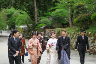 家族と楽しく三井寺で撮影！