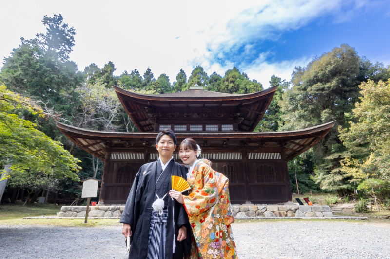 10月三井寺和装フォト