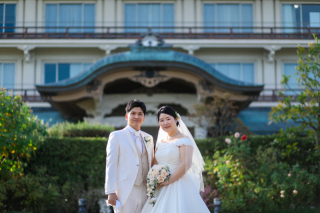 びわ湖大津館で前撮りです
