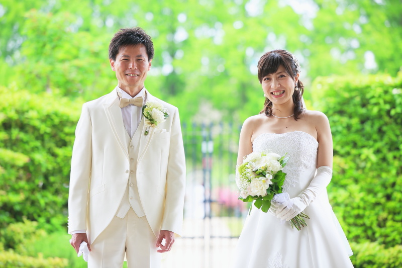 新緑がキラキラと反射していました