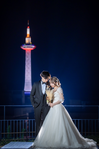 SWEET Wedding_夜空を飾る幻想的なナイトフォト