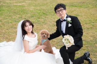 SWEET Wedding_撮影風景も大切な記念として撮影