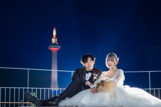 SWEET Wedding_夜空を飾る幻想的なナイトフォト