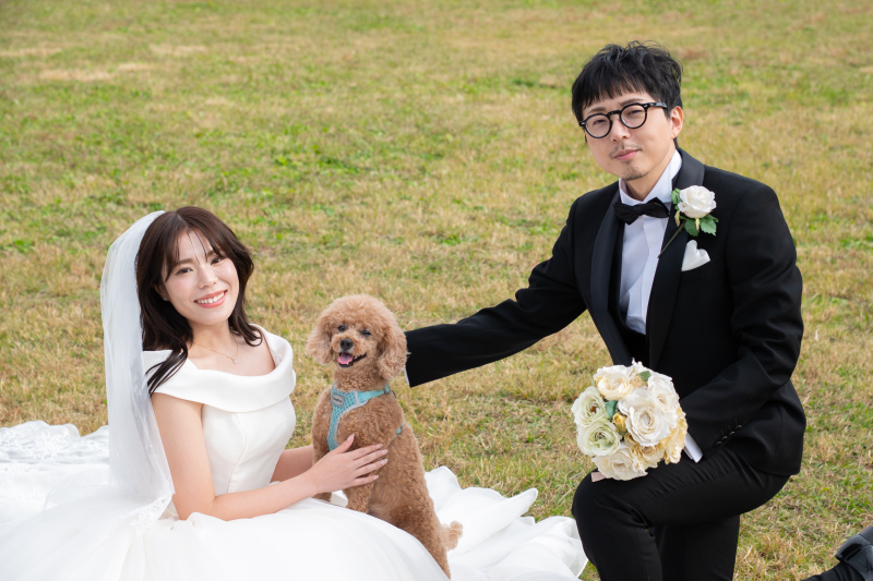 ペットとの撮影の夢が叶います