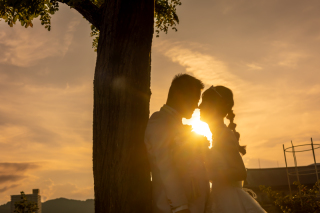 SWEET Wedding_サンセットフォト