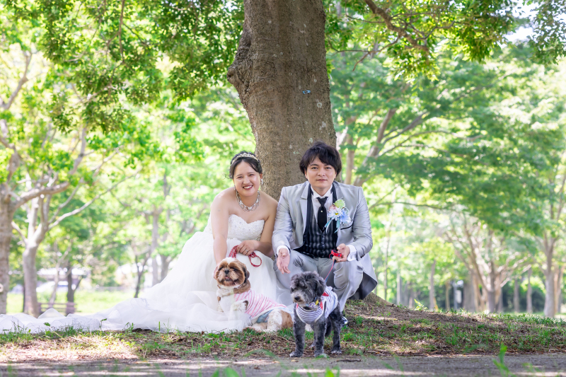 SWEET Wedding_ペットと一緒に