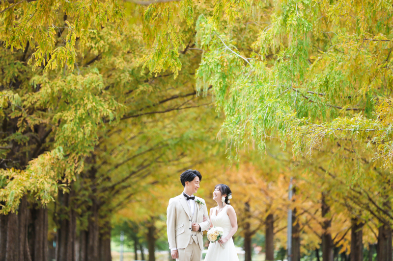 SWEET Wedding_秋　ロケーションフォト