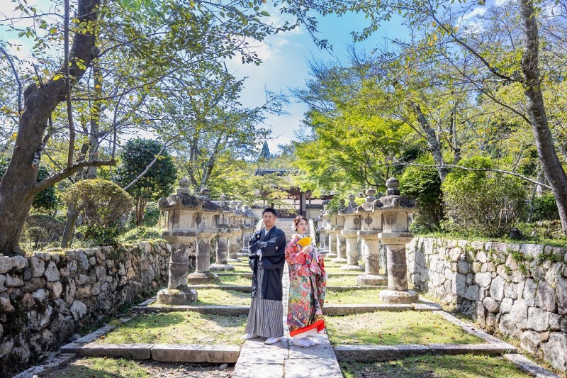 【ドラマのロケ地で撮影!】当店人気の和装前撮りプラン☆ 新郎新婦和装・ヘアーメイク・着付け・撮影データ150枚保障付き