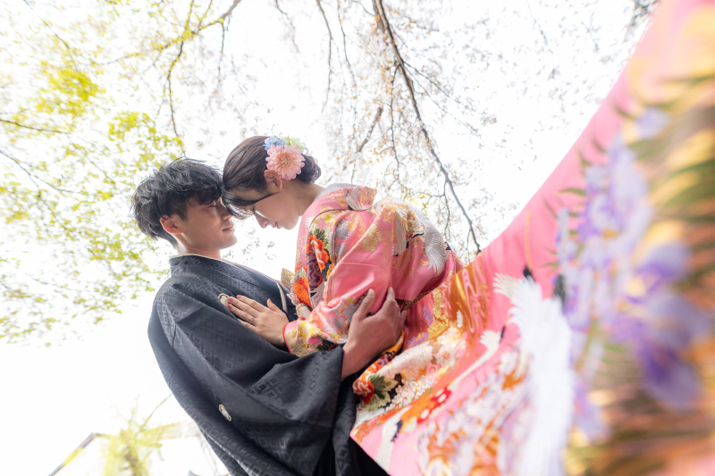和装を着て滋賀・京都の神社仏閣を堪能できるプランです！数多くの衣裳からお選びいただけます♬白無垢・色打掛のどちらでも対応