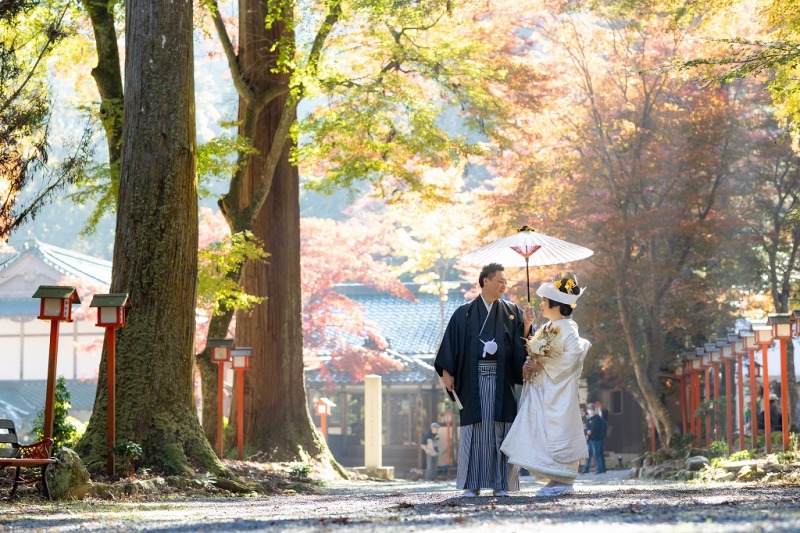 【ドラマのロケ地で撮影!】当店人気の和装前撮りプラン☆ 新郎新婦和装・ヘアーメイク・着付け・撮影データ150枚保障付き