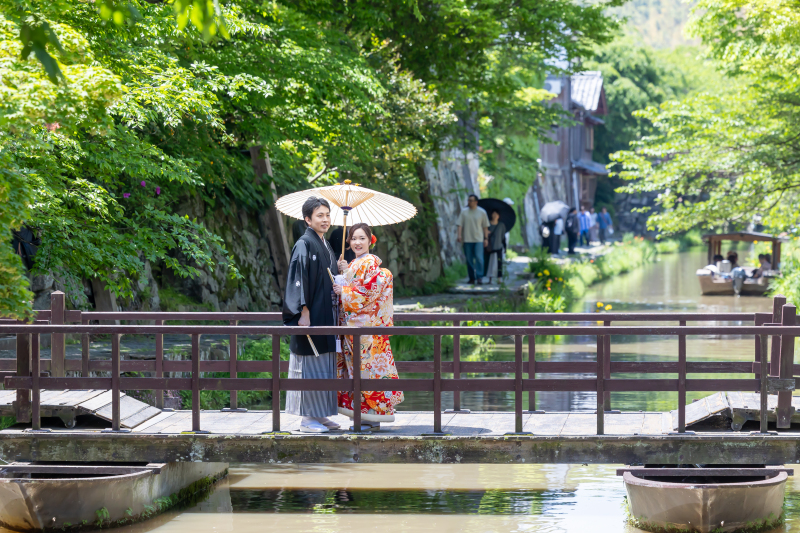 【ドラマのロケ地で撮影!】当店人気の和装前撮りプラン☆ 新郎新婦和装・ヘアーメイク・着付け・撮影データ150枚保障付き
