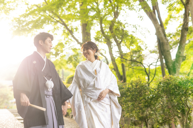 四季折々に触れる和装フォトプラン 新郎新婦和装衣裳・撮影・撮影データ・新婦ヘアーメイク・美容師介添え付き
