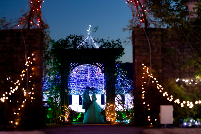 琵琶湖大津館イルミネーションフォト!この時期にしか撮影できない瞬間をお二人の想い出の一日に・・・