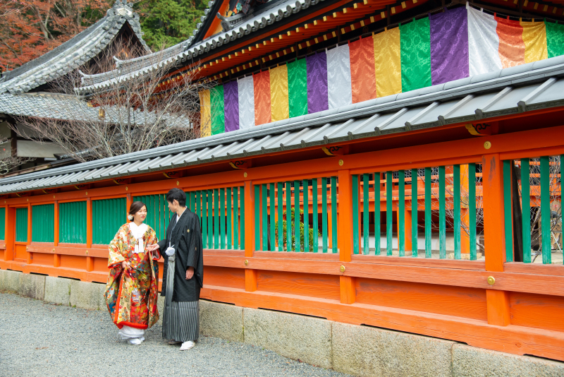 【京都で和装・滋賀で洋装の2か所ロケ‼】よくばりプラン|京都・滋賀の注目スポットで撮影♪