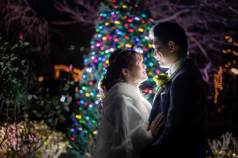 琵琶湖大津館イルミネーションフォト!この時期にしか撮影できない瞬間をお二人の想い出の一日に・・・