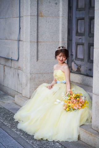 イエローチュールドレス