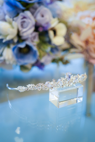 リーフラベンダーティアラ