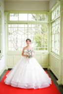 三段チュールドレス