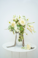 ホワイト×グリーンブーケ