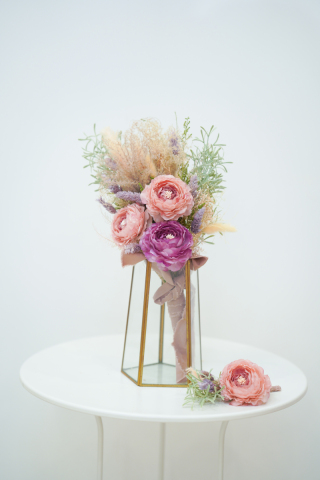 ライトピンク×パッションピンクブーケ