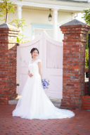 半袖チュールドレス