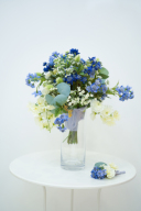 ブルー&times;グリーン&times;ホワイトブーケ