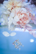 パープルビジューイヤリング