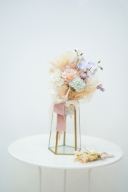 パステルドライフラワーブーケ