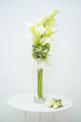 ホワイトカラーブーケ