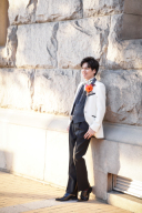 ホワイト×ブラックタキシード